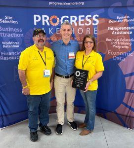 Greg Jagemann from Jagemann Stamping presented Do It for Dillon with Honorable Mention in Community Enhancement.